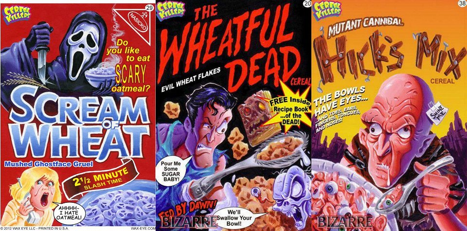 Horror Movie Cereals
