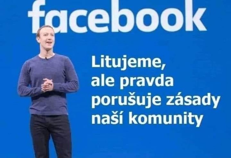 Kreslené vtipy — Facebook, Zuckerberg.