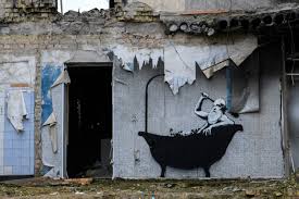 Můj oblíbenec Banksy na Ukrajině
