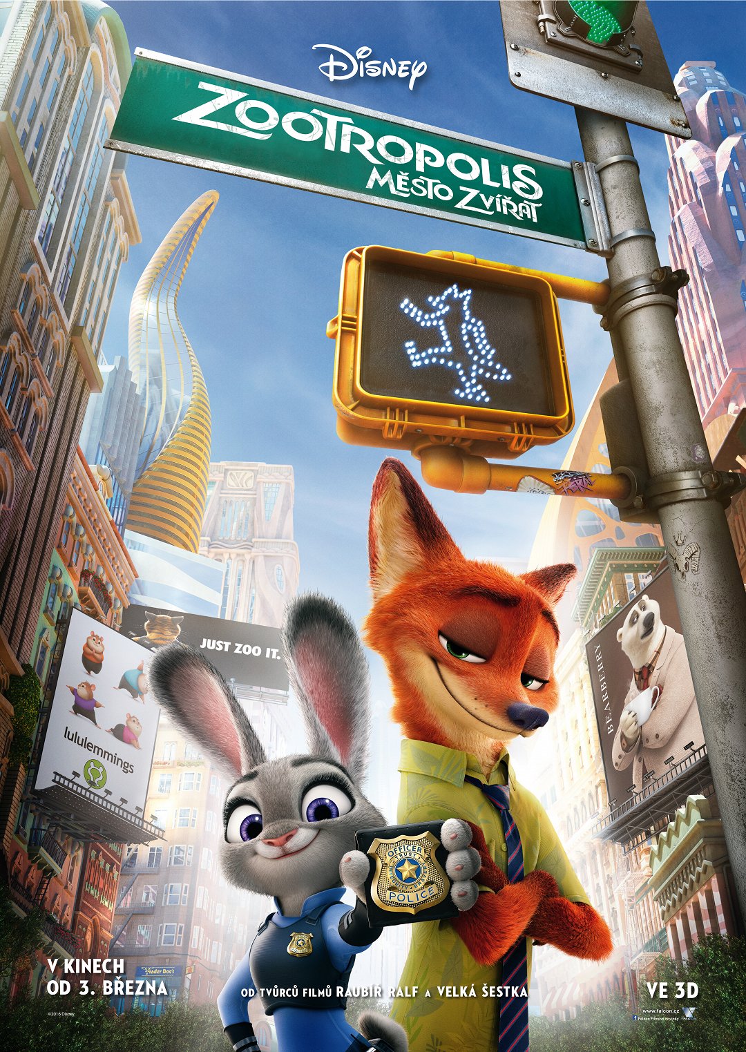 Zootropolis: Město zvířat poster