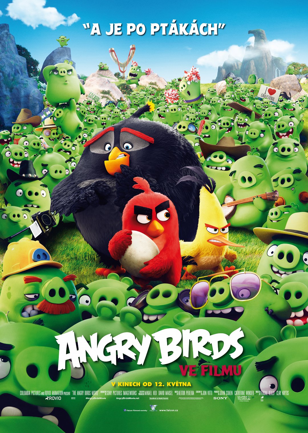 Angry Birds ve filmu poster