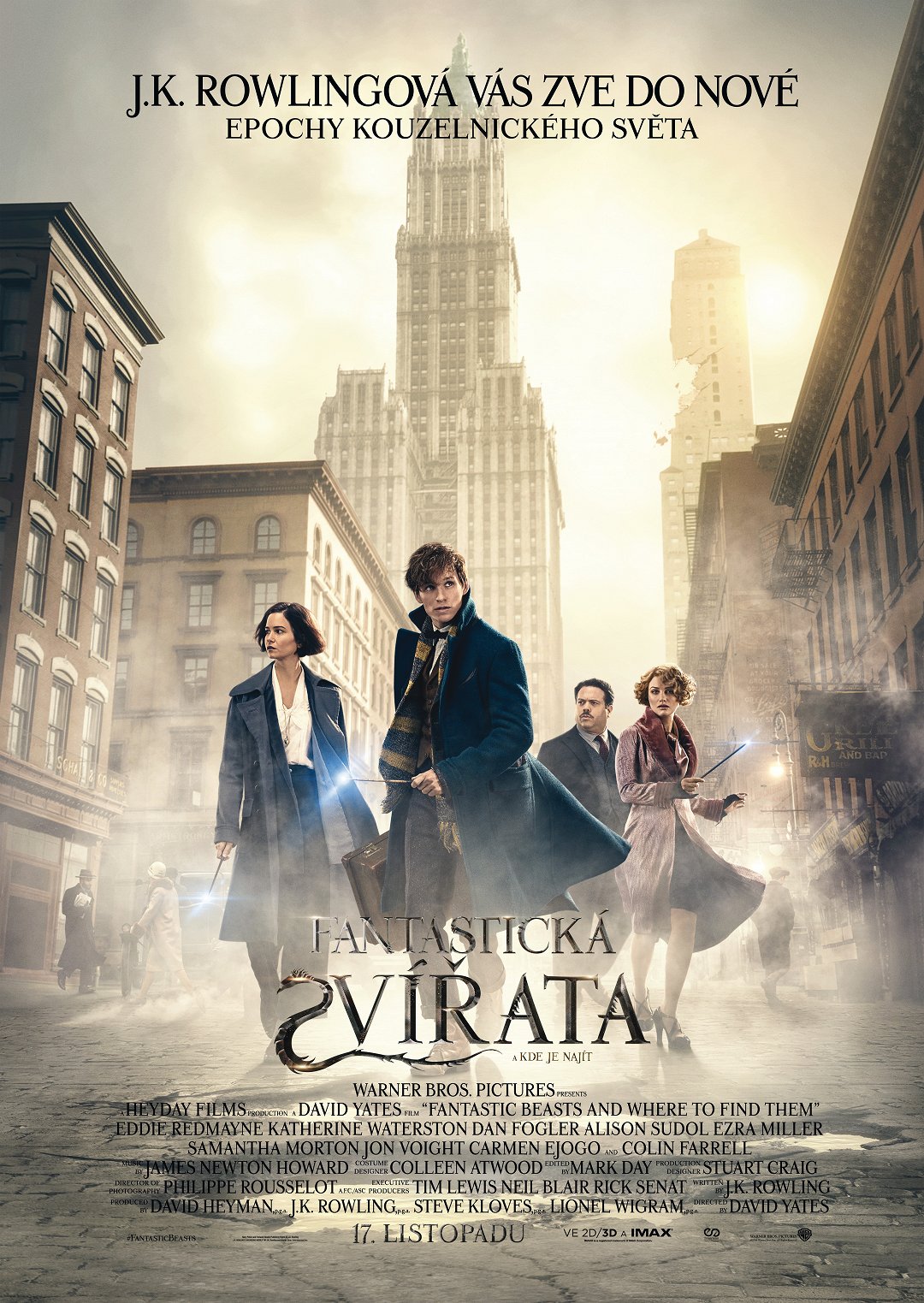 Fantastická zvířata a kde je najít poster