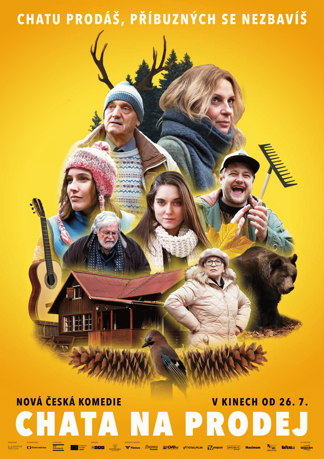Chata na prodej poster