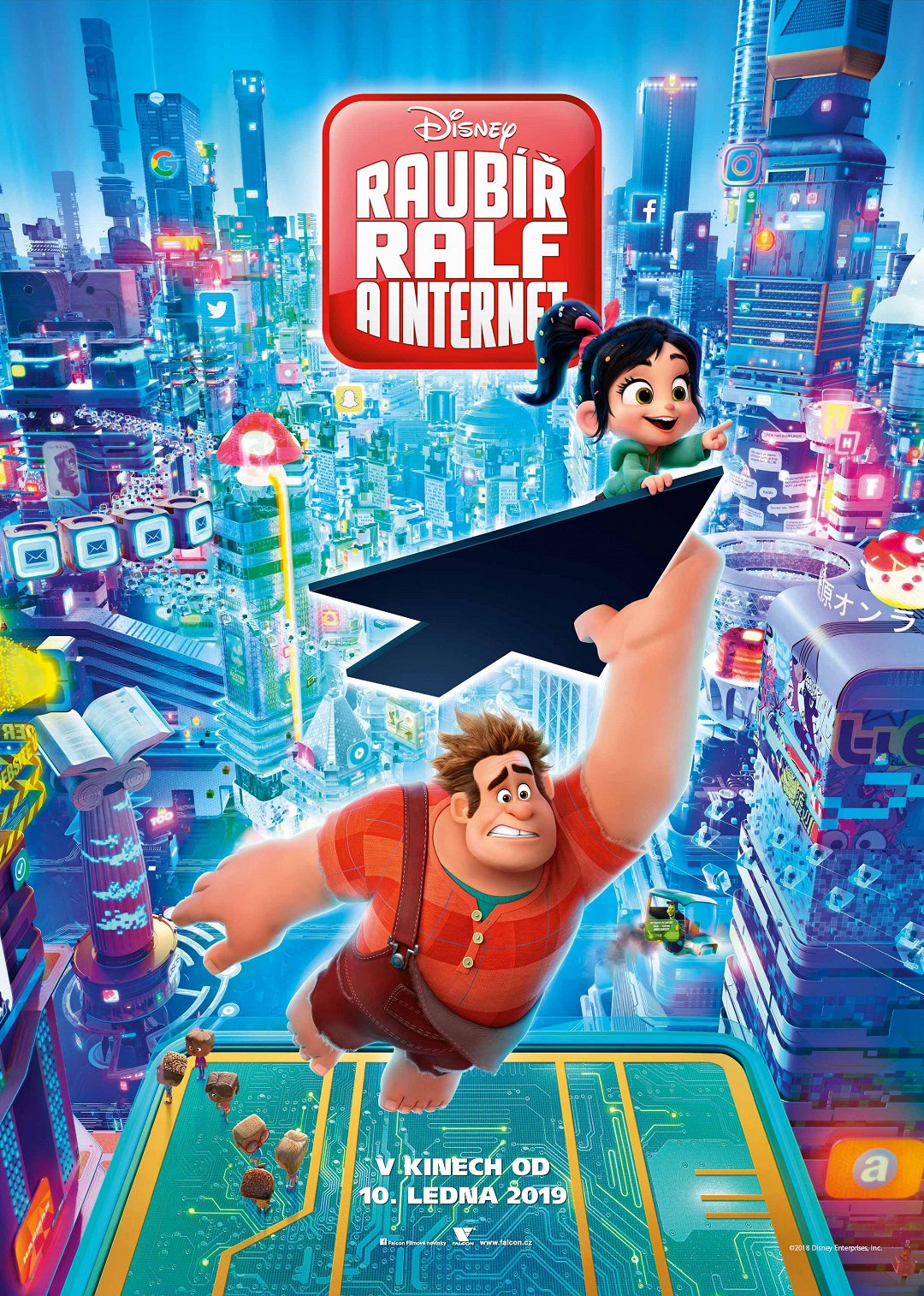 Raubíř Ralf a internet poster