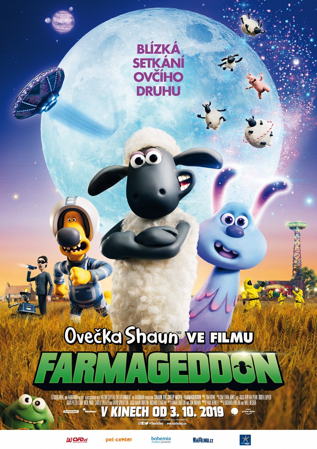 Ovečka Shaun ve filmu: Farmageddon poster