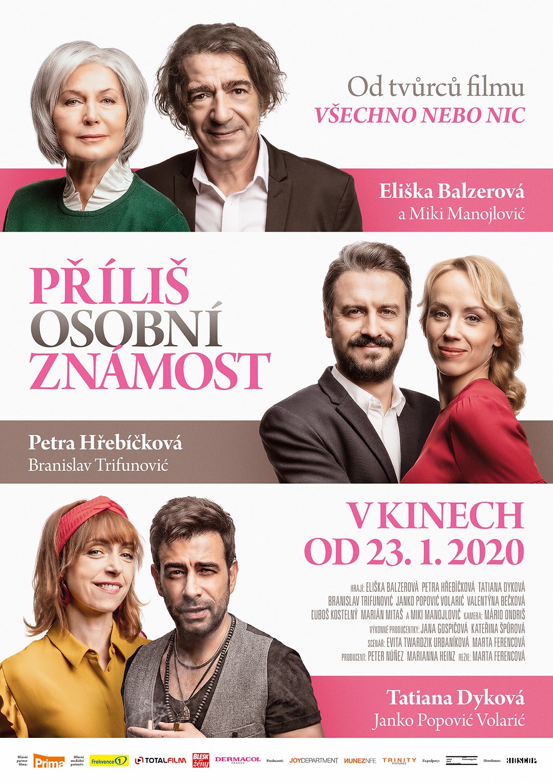 Příliš osobní známost poster