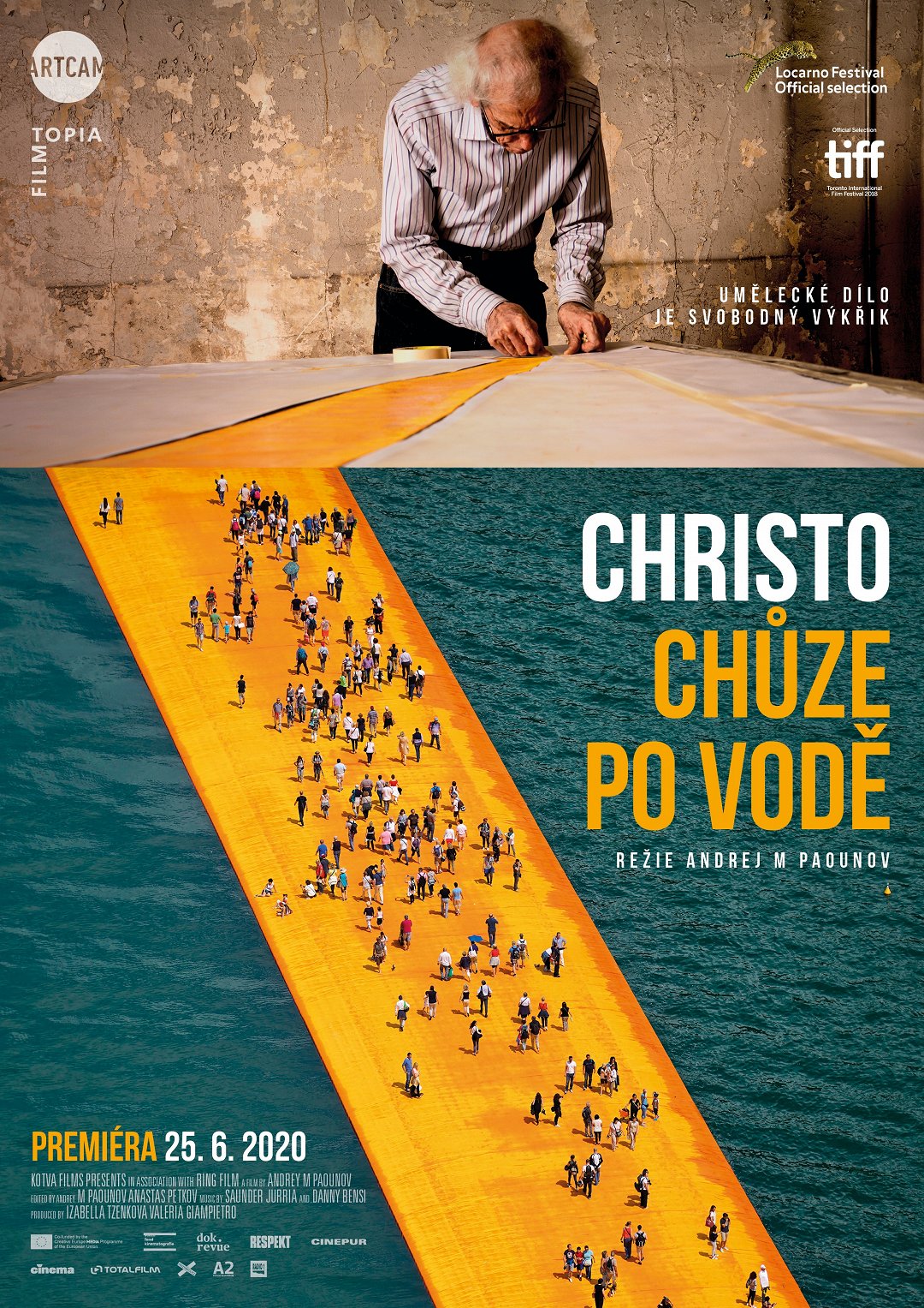 Christo: Chůze po vodě poster
