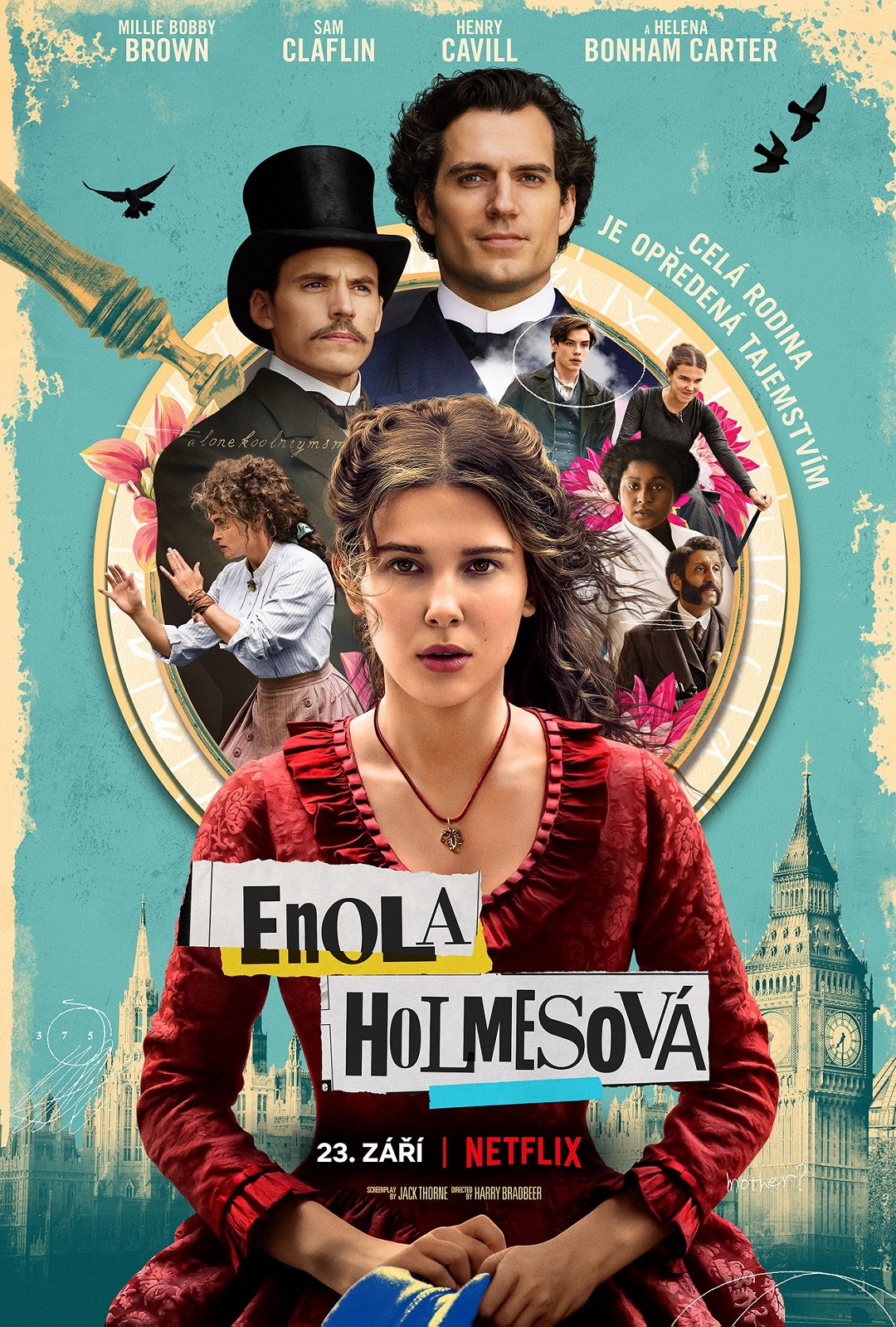 Enola Holmesová poster