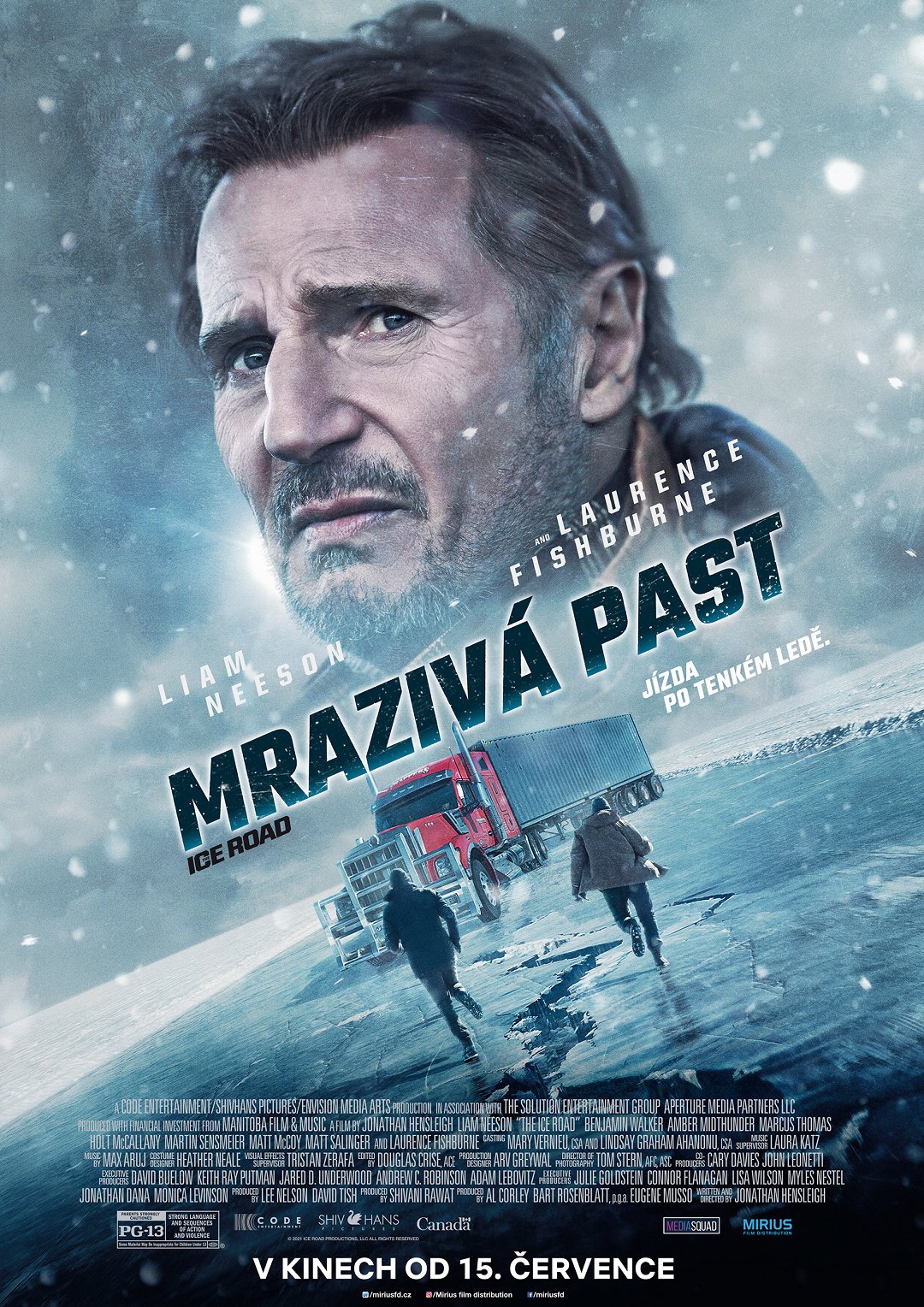 Mrazivá past poster