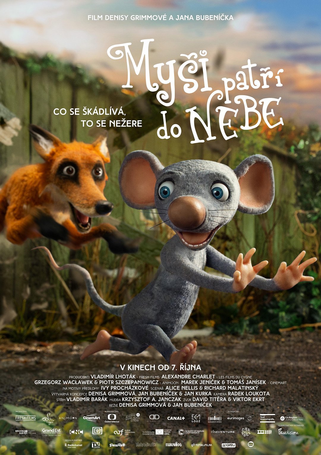 Myši patří do nebe poster