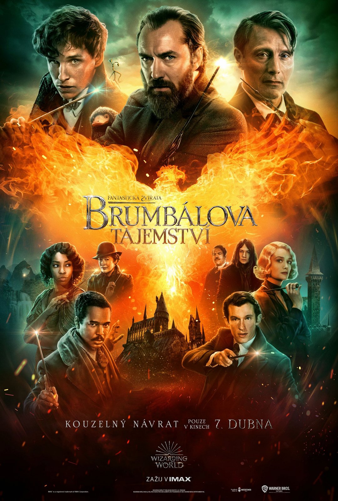 Fantastická zvířata: Brumbálova tajemství poster