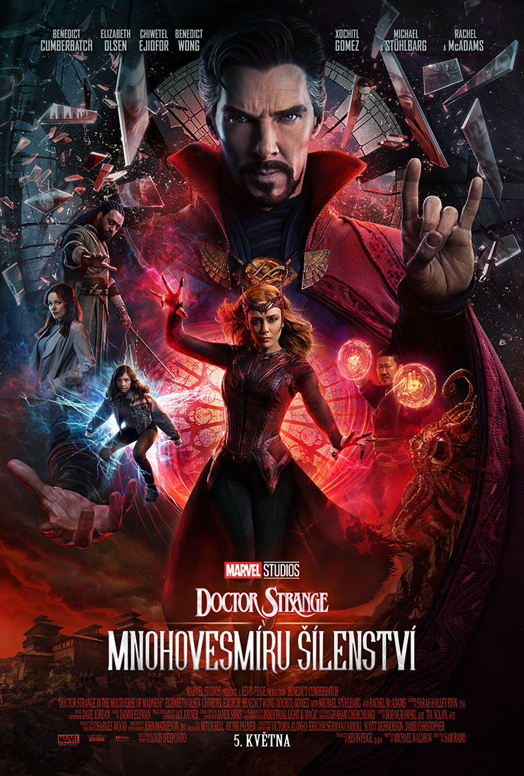 Doctor Strange v mnohovesmíru šílenství poster