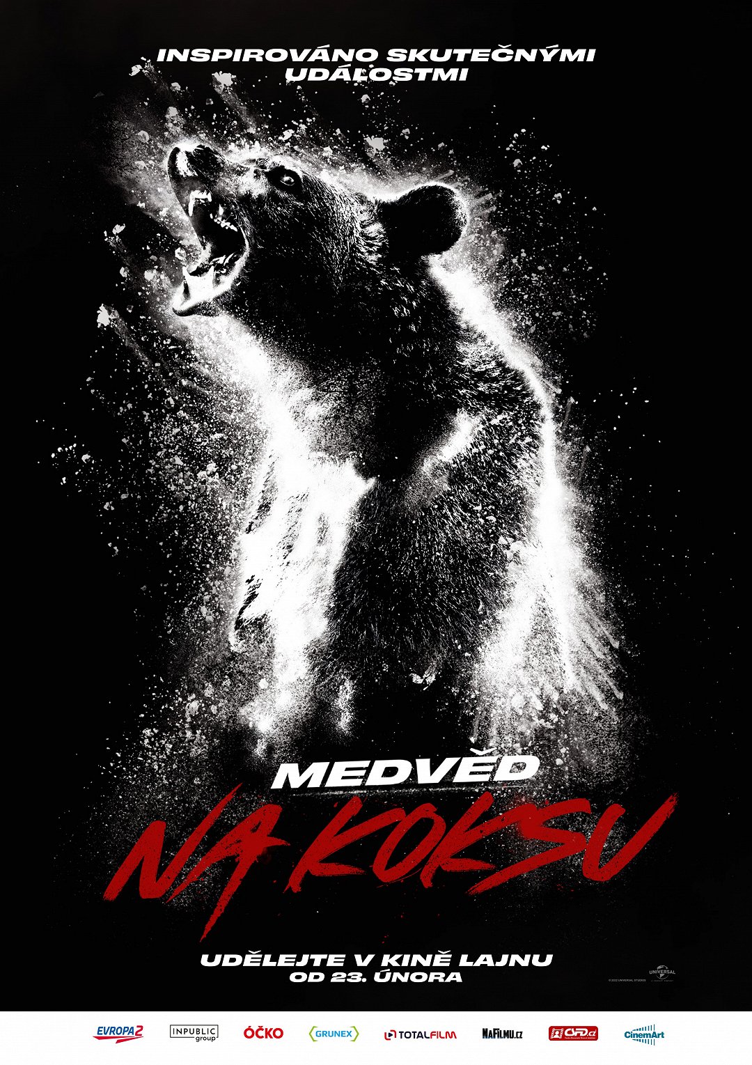 Medvěd na koksu poster