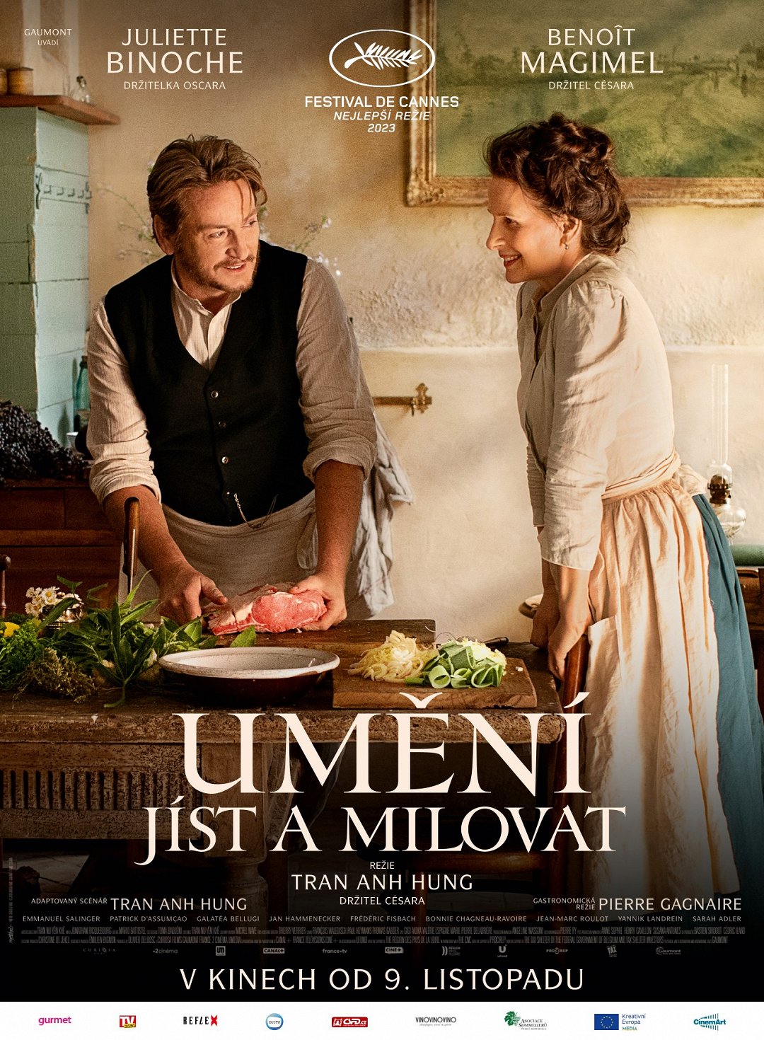 Umění jíst a milovat poster