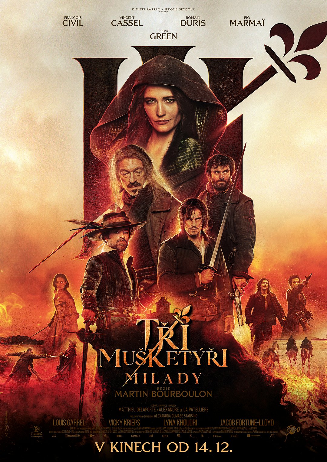 Tři mušketýři: Milady poster