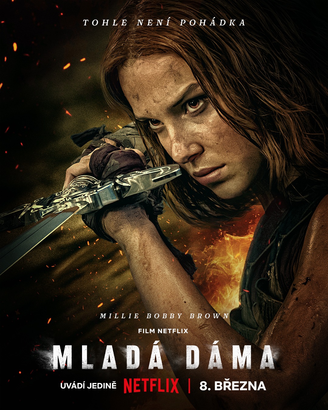Mladá dáma poster