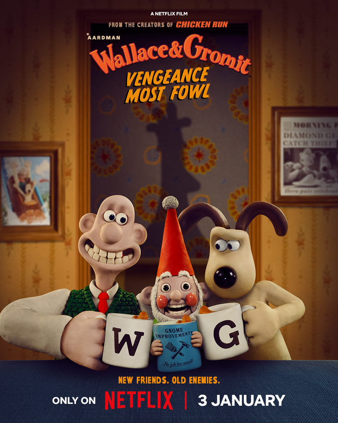 Wallace a Gromit: Pomstu poznáš po peří poster