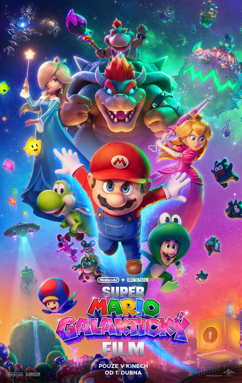 Super Mario galaktický film poster