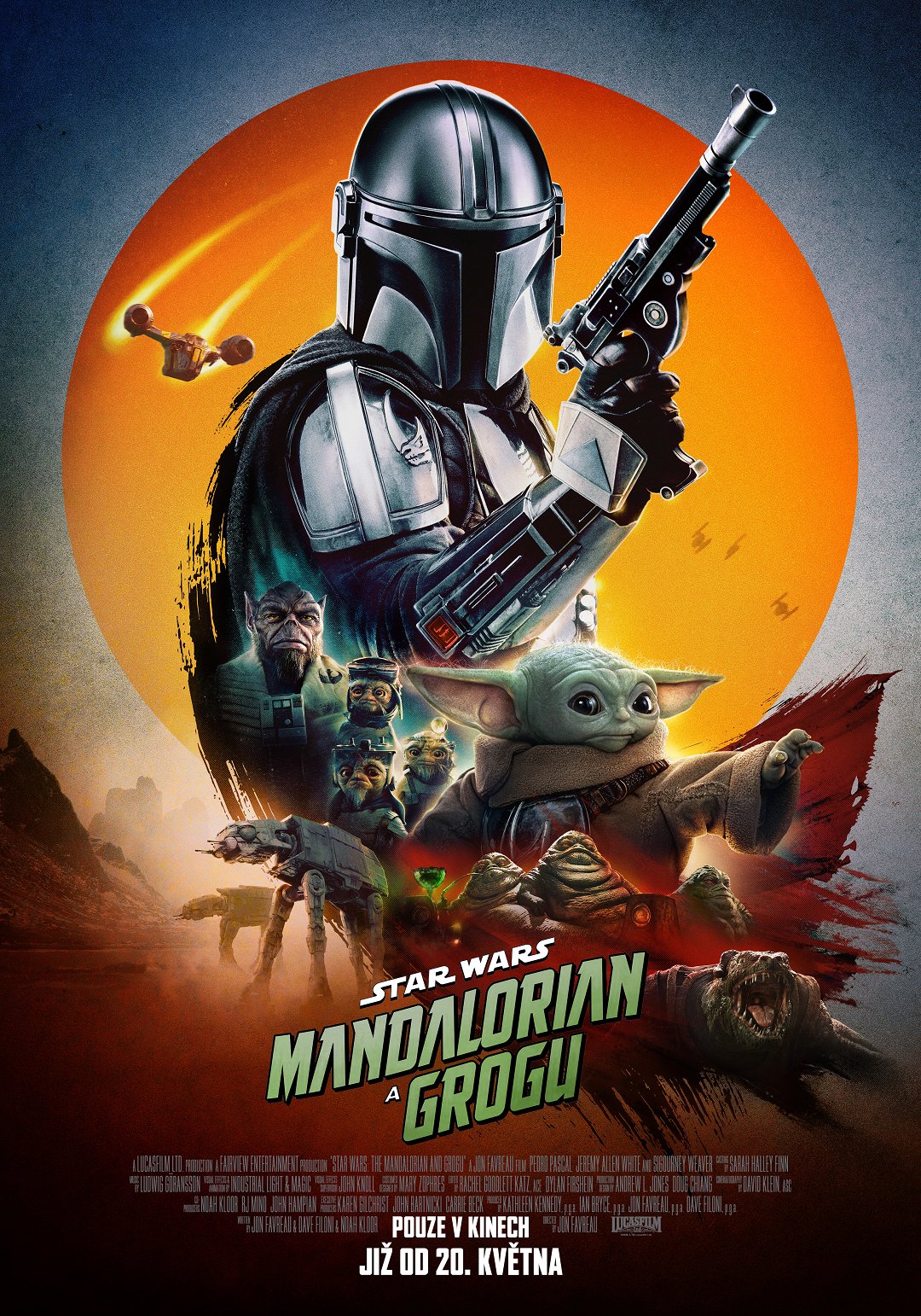 Mandalorian a Grogu poster