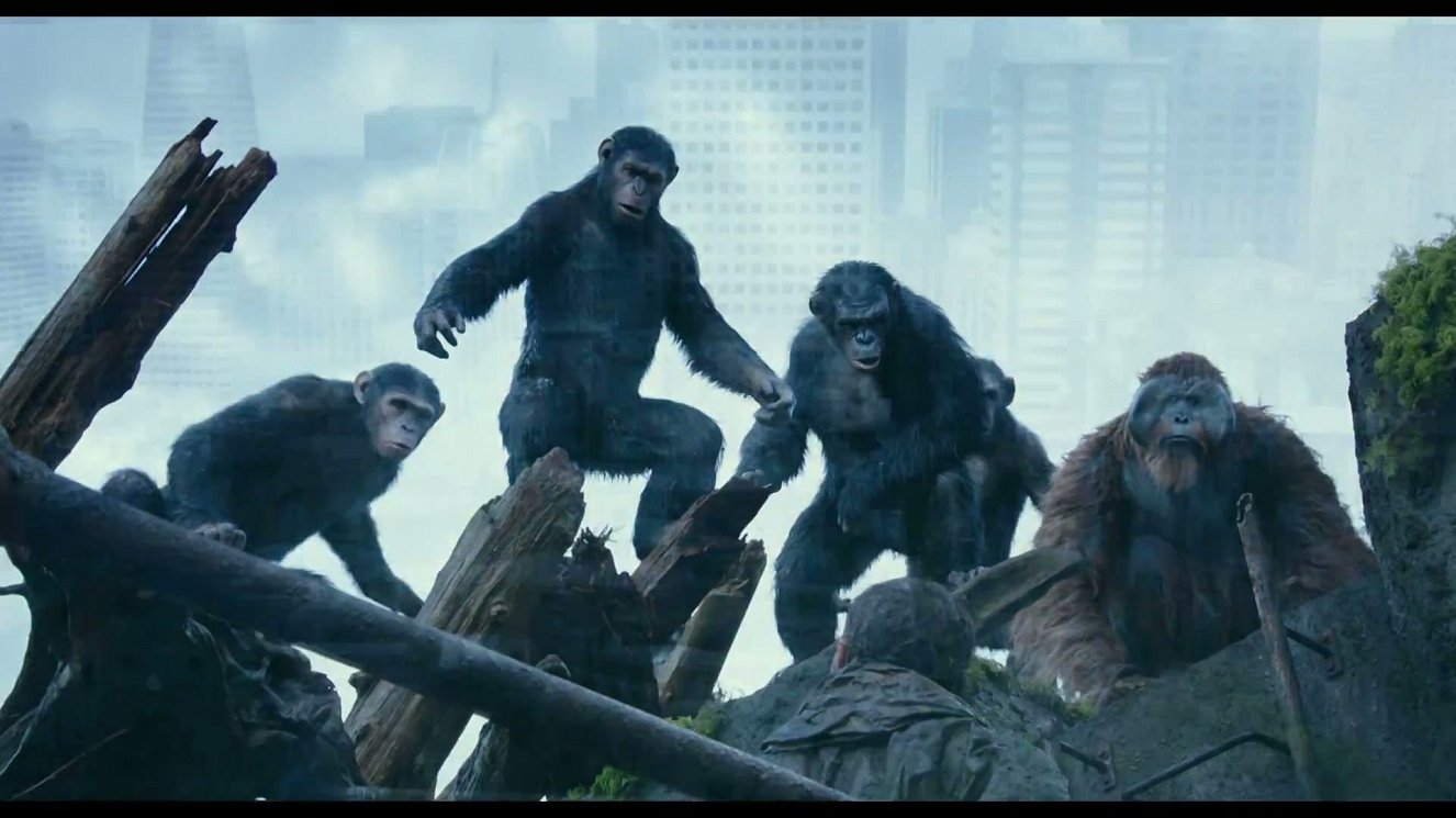 Планета обезьян революция 2014 субтитры обезьян