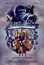 six hot chicks in a warehouse