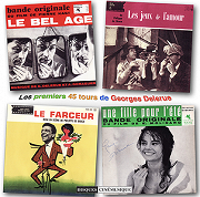 Les Premiere 45 Tours de Georges Delerue