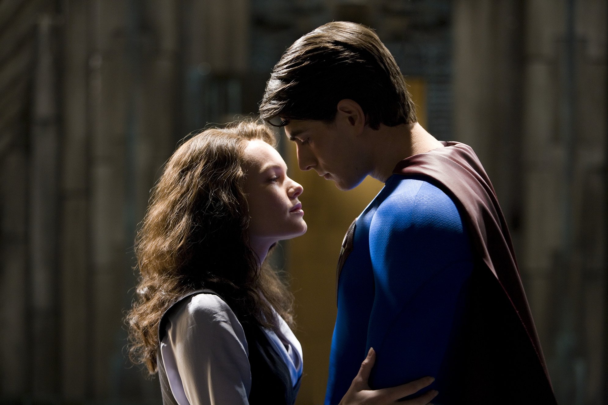 Superman returns. Брэндон рут Супермен 2006. Возвращение Супермена Супермен и Лоис.