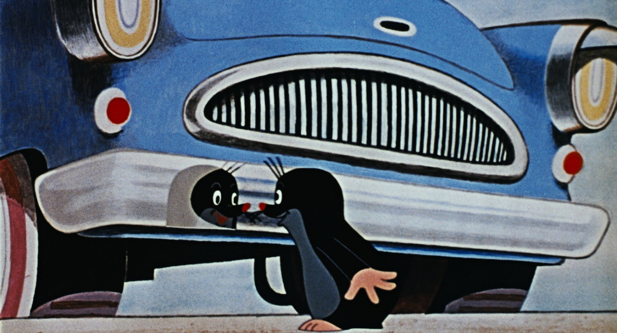 Кротик и автомобильчик мультфильм