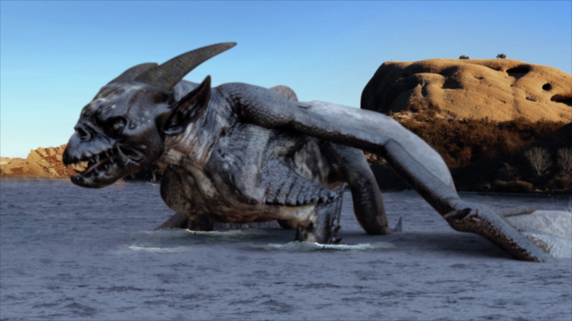 монстро cloverfield. документальные монстры. зуб мозазавра. инопланетные животные. портал юрского периода горгонопсид.