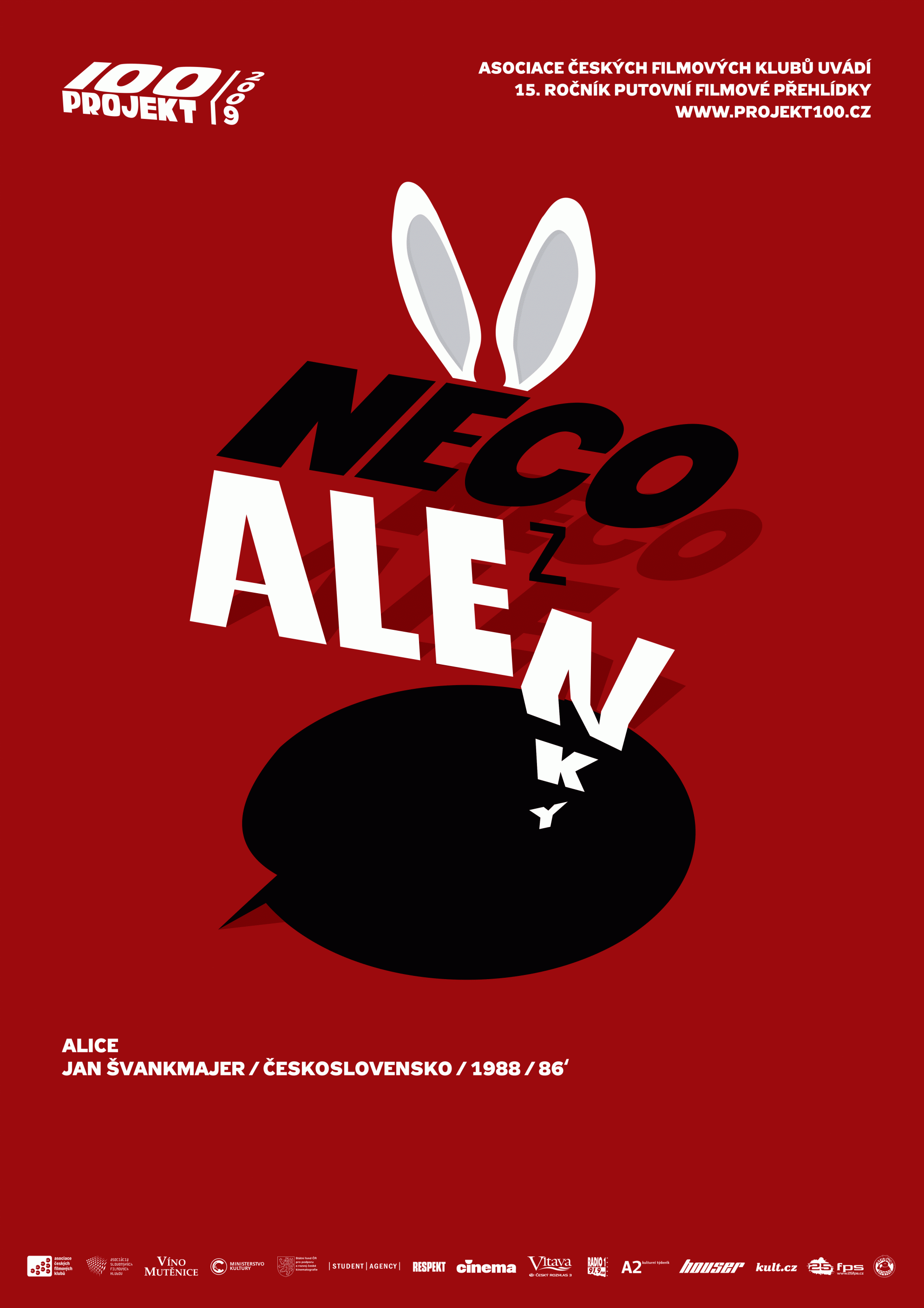 Алиса 1988. Neco z Alenky 1988 Постер. Neco z Alenky 1988 poster. Neco is Alenky.