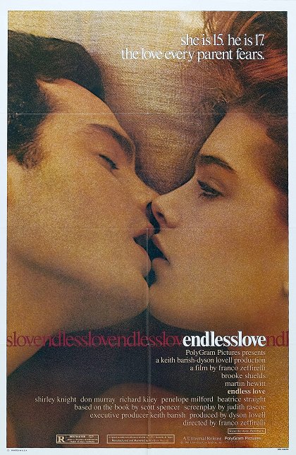  Endless Love (1981) [DVD] : Brooke Shields, Martin Hewitt,  Shirley Knight, Don Murray, Richard Kiley, Beatrice Straight, Franco  Zeffirelli, Dyson Lovell, Judith Rascoe: Movies & TV