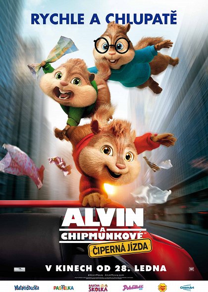 Alvin a chipmunkovia: čiperná jazda 2015 účinkujúci