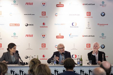 Press conference at the Karlovy Vary International Film Festival on July 3, 2017 - Ken Loach - De eventos