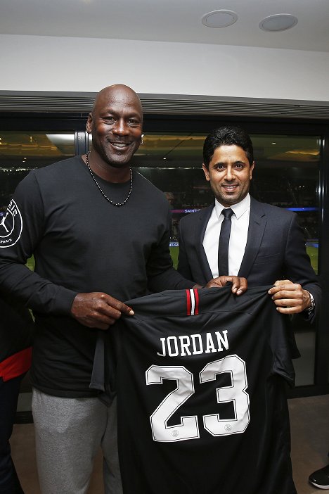 Michael Jordan visits Paris Saint-Germain in Paris on September 13, 2018 - Michael Jordan - Z imprez