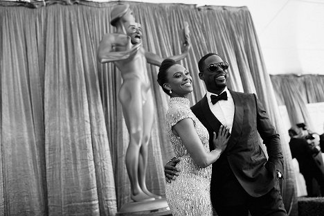 Ryan Michelle Bathe and Sterling K. Brown attend the 25th Annual Screen Actors Guild Awards at The Shrine Auditorium on January 27, 2019 in Los Angeles, California - Ryan Michelle Bathe, Sterling K. Brown - Tapahtumista