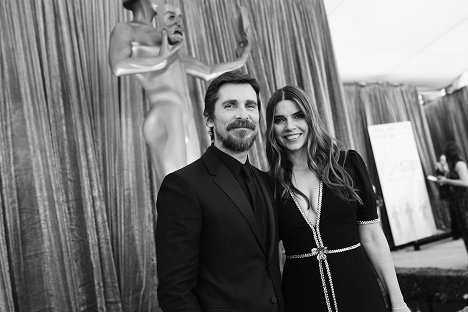 Christian Bale and Sibi Blazic attend the 25th Annual Screen Actors Guild Awards at The Shrine Auditorium on January 27, 2019 in Los Angeles, California - Christian Bale - Events