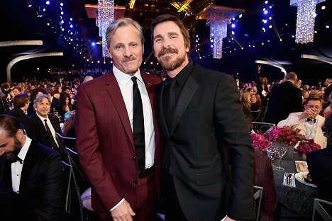 Viggo Mortensen and Christian Bale attend the 25th Annual Screen Actors Guild Awards at The Shrine Auditorium on January 27, 2019 in Los Angeles, California - Viggo Mortensen, Christian Bale - Events