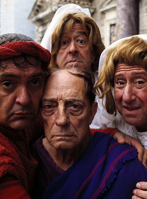 Zero Mostel, Buster Keaton, Phil Silvers, Jack Gilford - A Funny Thing Happened on the Way to the Forum - De filmagens