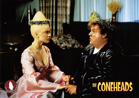 Michelle Burke, Chris Farley - Die Coneheads - Lobbykarten