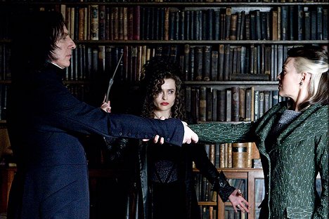 Alan Rickman, Helena Bonham Carter, Helen McCrory - Harry Potter und der Halbblutprinz - Filmfotos