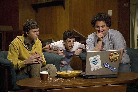 Michael Cera, Christopher Mintz-Plasse, Jonah Hill - Supersamiec - Z filmu