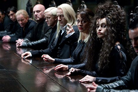 Tom Felton, Jason Isaacs, Helen McCrory, Helena Bonham Carter - Harry Potter und die Heiligtümer des Todes (Teil 1) - Filmfotos