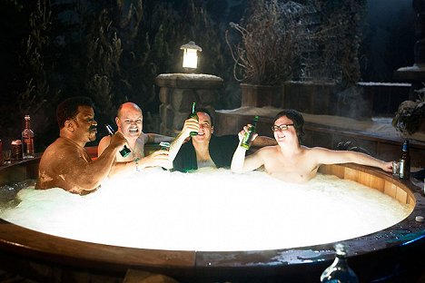 Craig Robinson, Rob Corddry, John Cusack, Clark Duke - Hot Tub Time Machine - Photos