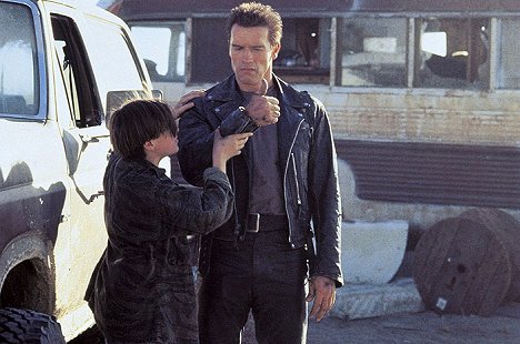 Edward Furlong, Arnold Schwarzenegger - Terminator 2 - Tag der Abrechnung - Filmfotos