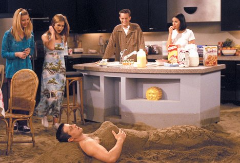 Lisa Kudrow, Jennifer Aniston, Matt LeBlanc, Matthew Perry, Courteney Cox - Friends - Celui qui allait à la plage - Film