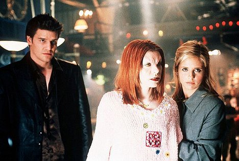 David Boreanaz, Alyson Hannigan, Sarah Michelle Gellar - Buffy the Vampire Slayer - Doppelgangland - Photos