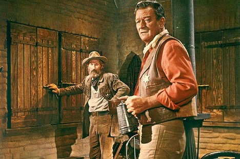 Arthur Hunnicutt, John Wayne - El Dorado - Filmfotos