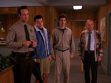 Harry Goaz, Ian Buchanan, Michael Ontkean, Warren Frost - Twin Peaks - Die schwarze Witwe - Filmfotos