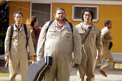 Ken Leung, Jorge Garcia, Daniel Dae Kim - Lost - Van film