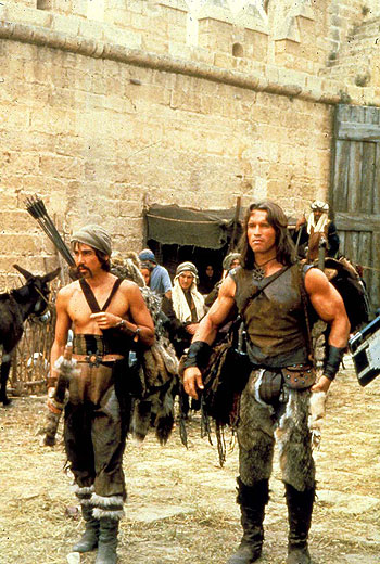 Gerry Lopez, Arnold Schwarzenegger - Conan the Barbarian - Photos